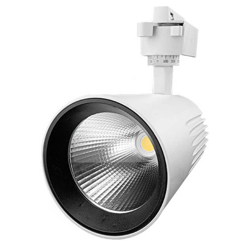 WHITE TRACK WARM WHITE LED LIGHT BRIGHT 30W/3000K H TYPE