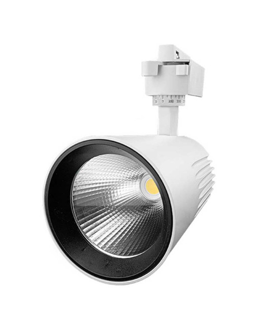 WHITE TRACK WARM WHITE LED LIGHT BRIGHT 30W/3000K H TYPE