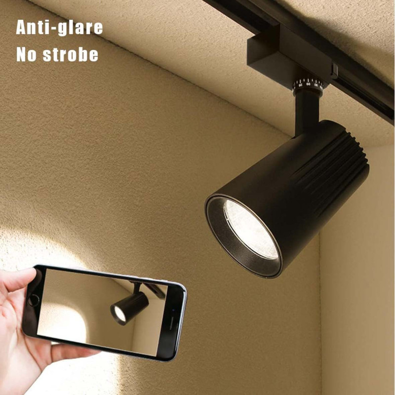 BLACK TRACK WHITE LED LIGHT BRIGHT 30W/6500K H TYPE