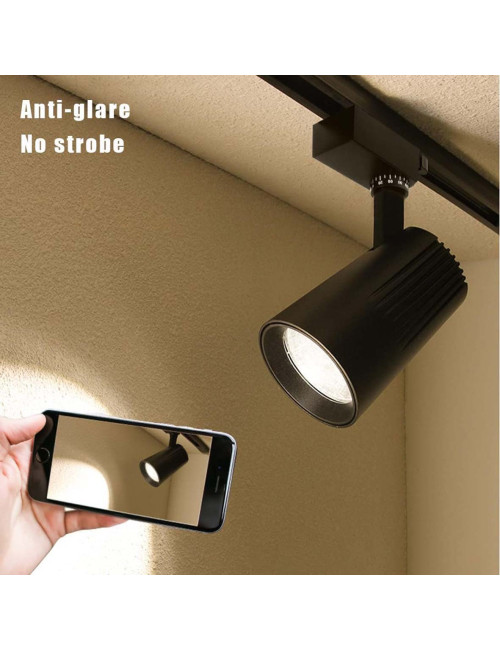 BLACK TRACK WHITE LED LIGHT BRIGHT 50W/6500K H TYPE