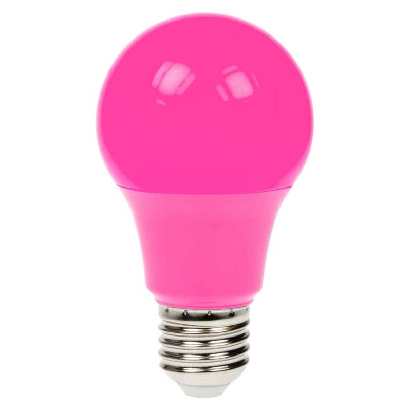 E27 ROUND LED BULB 9W PINK