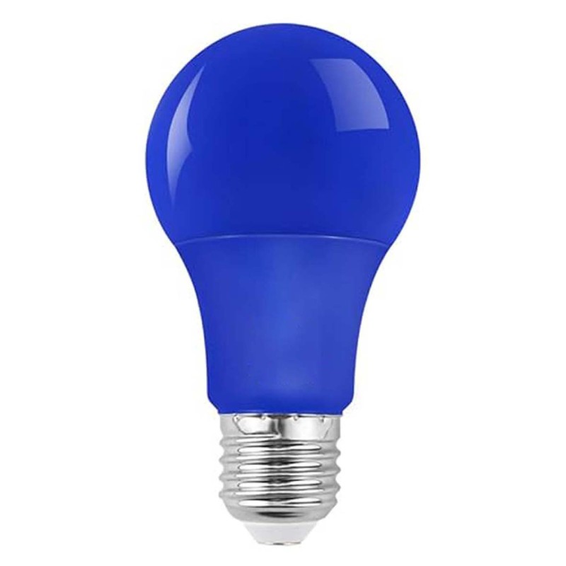 E27 BLUE لمبة مدور 9 وات