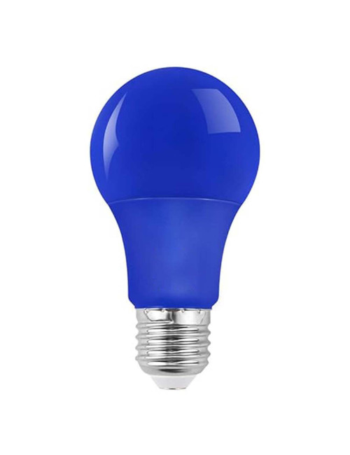 E27 ROUND LED BULB 9W BLUE