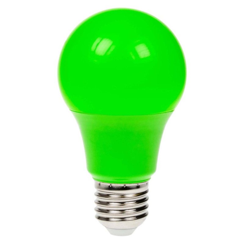 E27 GREEN لمبة مدور 9 وات