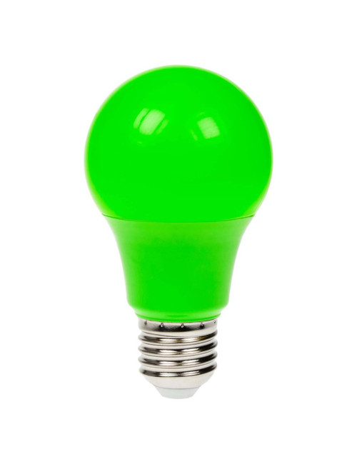 E27 ROUND LED BULB 9W GREEN