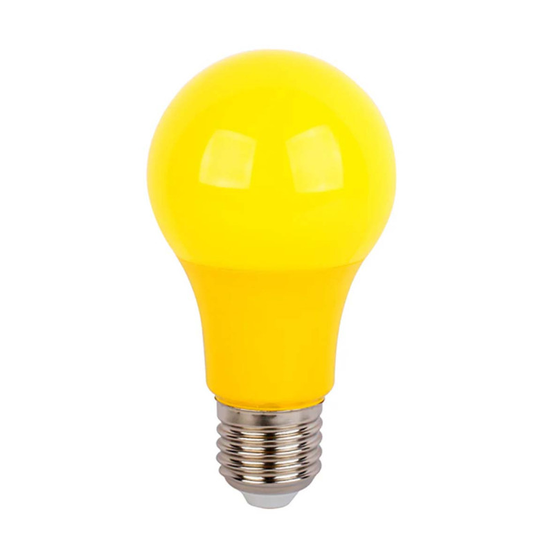 E27 ROUND LED BULB 9W YELLOW