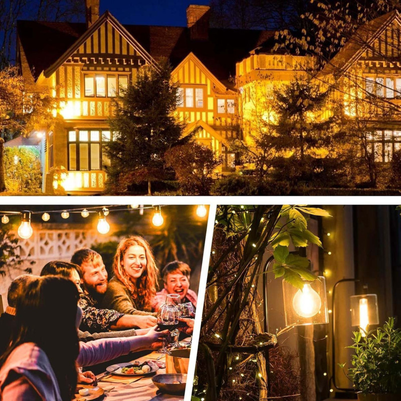 E27 YELLOW لمبة مدور 9 وات