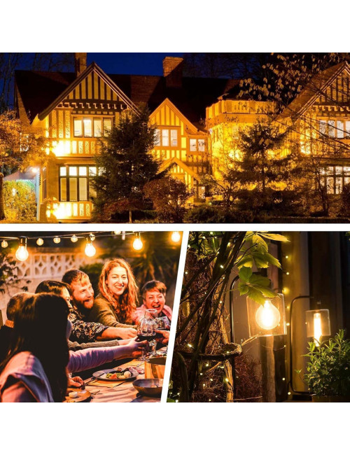 E27 YELLOW لمبة مدور 9 وات