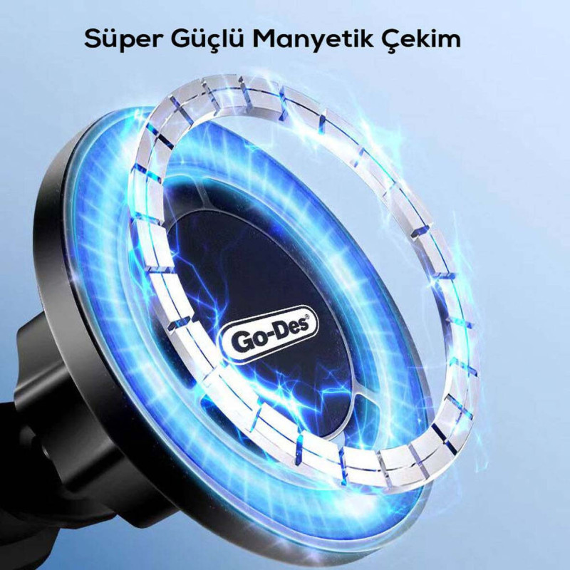 GO-DES HD911 MAGSAFE MAGNETIC FEATURE 360° ROTATABLE PHONE HOLDER