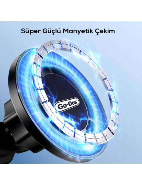 GO-DES HD911 MAGSAFE MAGNETIC FEATURE 360° ROTATABLE PHONE HOLDER