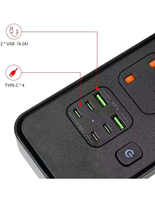 GD-B928 POWER SOCKET 10 IN 1