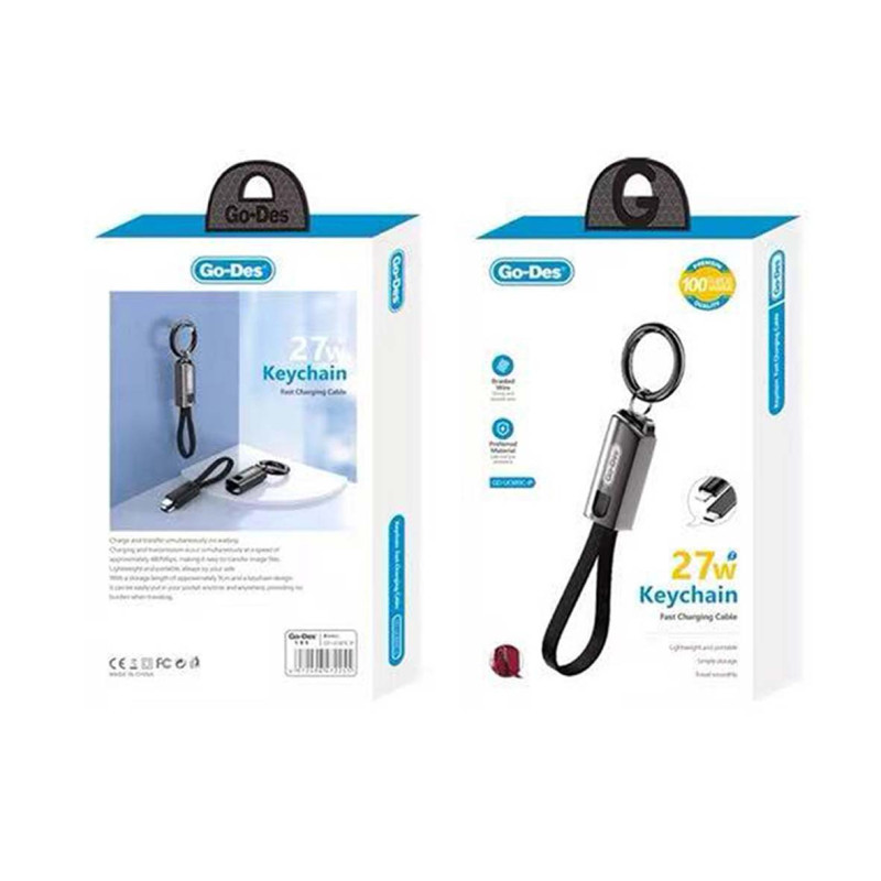 GD-UC683C-IP 2KECHAIN FAST CHARGING CABLE 27W