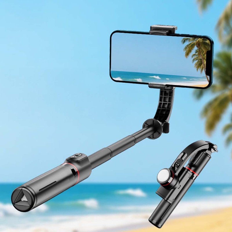GD-F06 SELFI STICK ANTI-SHAKE PAN-TILT
