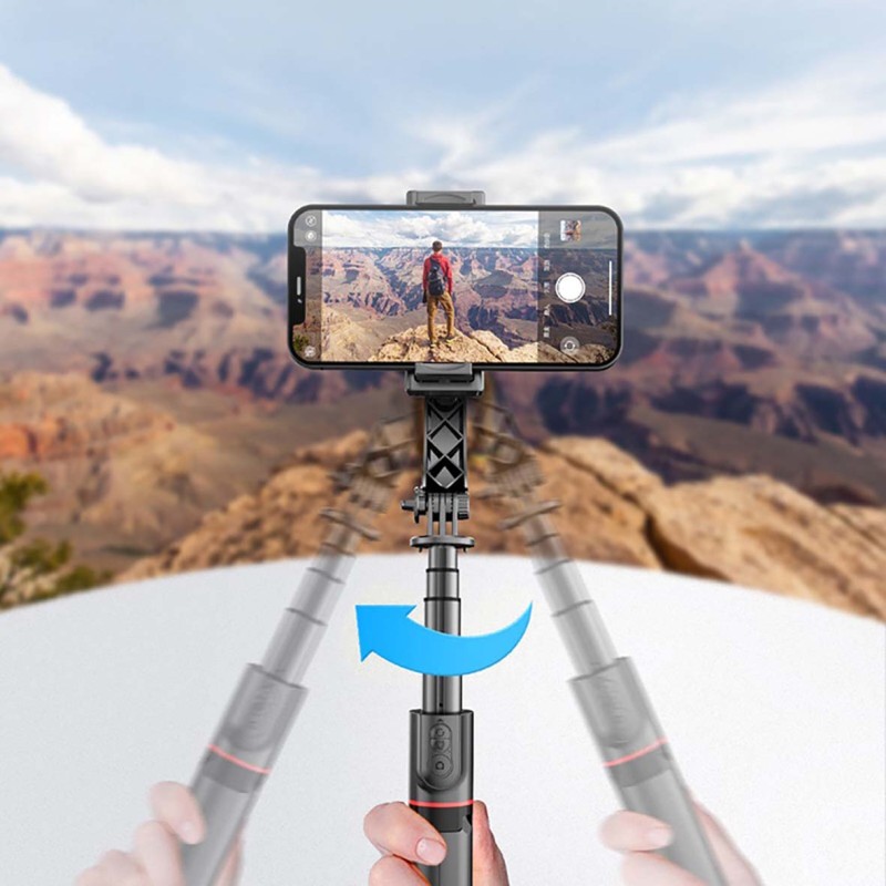 GD-F06 SELFI STICK ANTI-SHAKE PAN-TILT