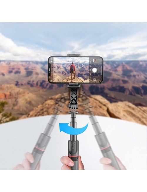 GD-F06 SELFI STICK ANTI-SHAKE PAN-TILT