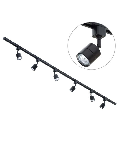 2MTR H TYPE BLACK TRACK STRIP