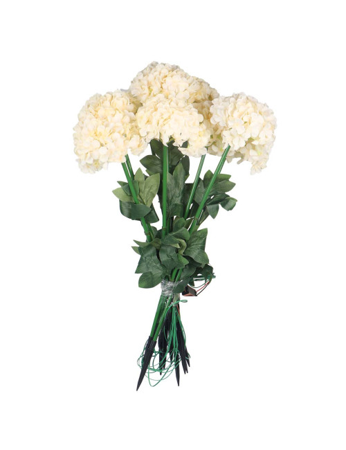 10PCS ARTIFICIAL HYDRANGEA FLOWER LED LAMP GARDEN