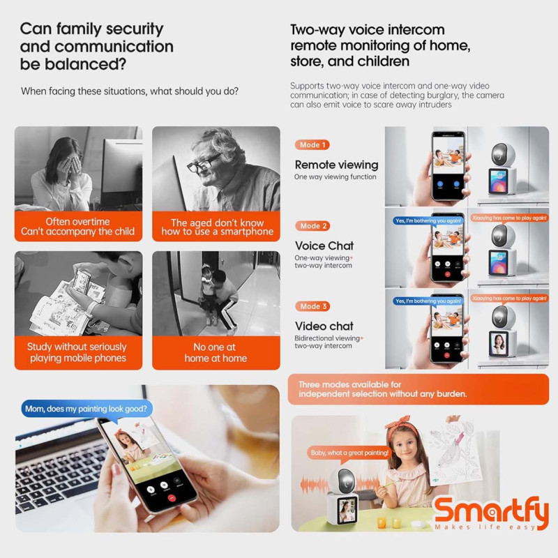 GD-CM101 SMART CAMERA TWO-WAY VIDEO CALL