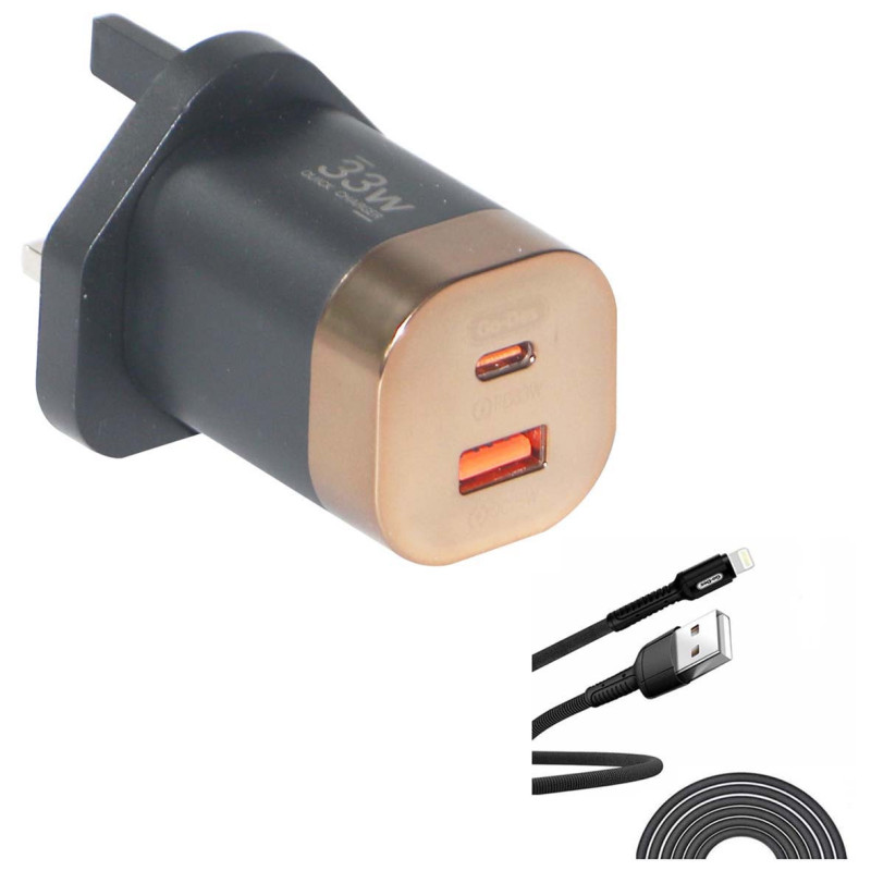 GD-B663 UNIVERSAL TRAVEL CHARGER PD+QC3.0