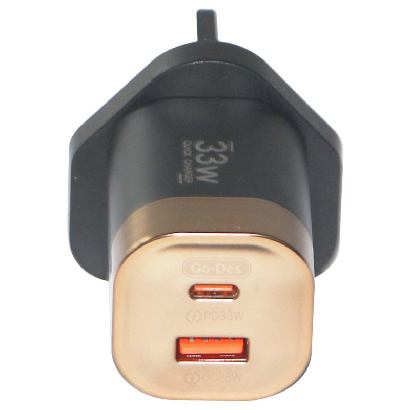 GD-B663 UNIVERSAL TRAVEL CHARGER PD+QC3.0