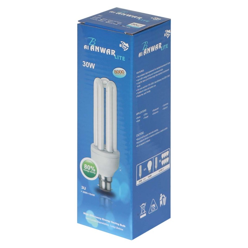 لمبة توفير 30واط B22-3U- CHN