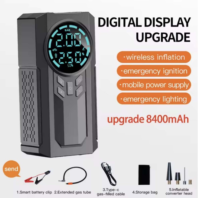 SUITU ST-9637D/JN-088D EMERGENCY STARTER & INFLTION PUMP