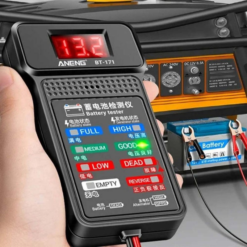 B DIGITAL BATTERY TESTER 12V