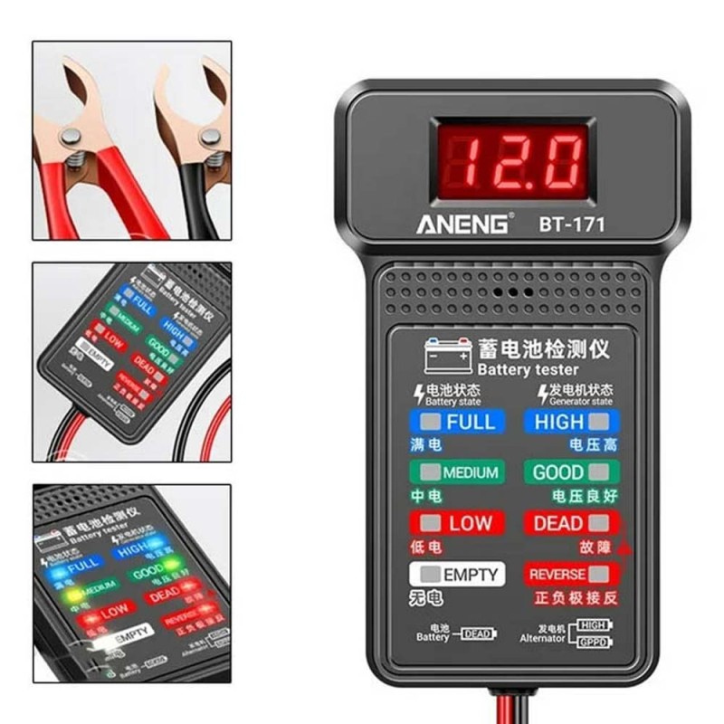 B DIGITAL BATTERY TESTER 12V