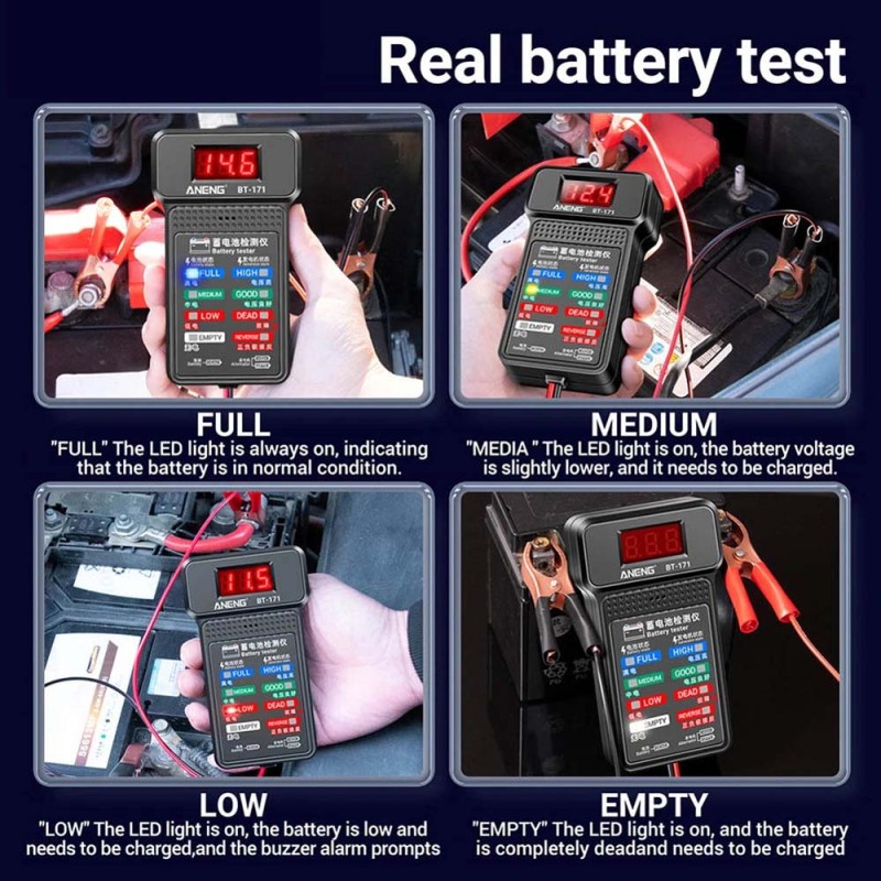 B DIGITAL BATTERY TESTER 12V