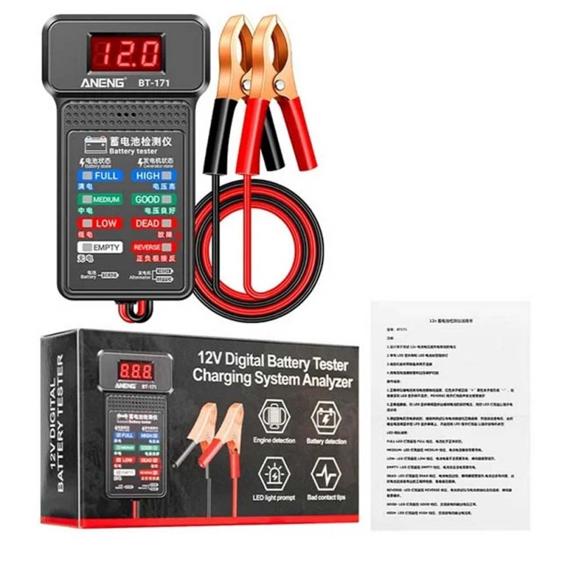 B DIGITAL BATTERY TESTER 12V