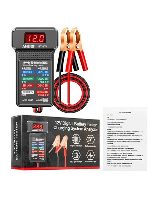 B DIGITAL BATTERY TESTER 12V