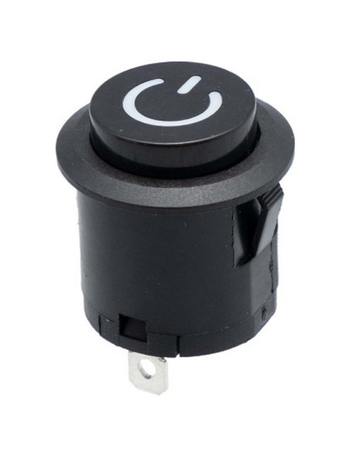 12V AC10A/DC20A BLACK سويتش ماكينة دايرة اسود 3 طرف