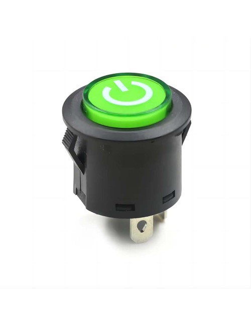 12V AC10A/DC20A GREEN سويتش ماكينة دايرة اخضر 3 طرف