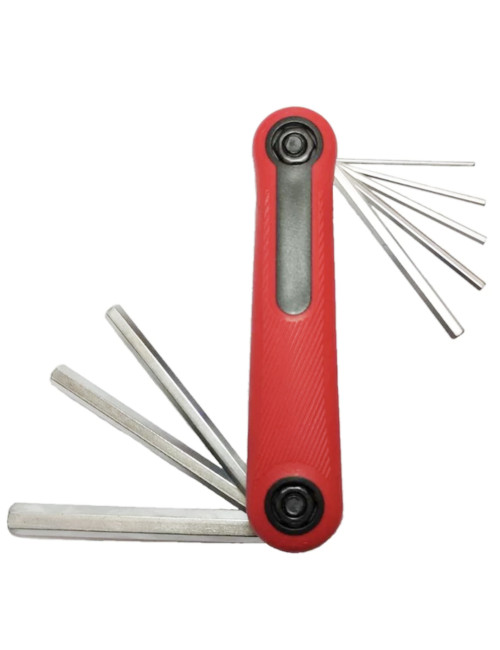 JUMLEE 1875/1661 FOLDING ALLEN KEY HEX 8 PCS/SET