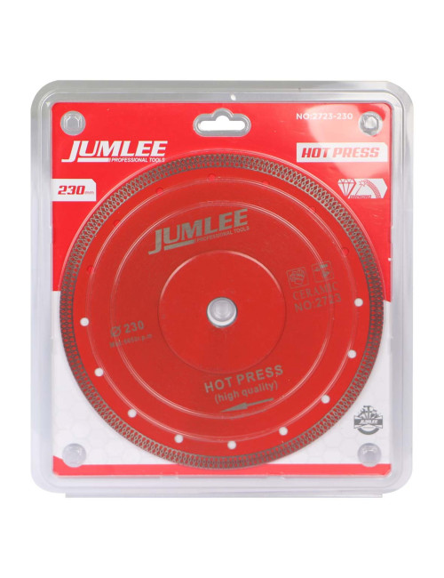 JUMLEE 2723-230 DIAMOND CUTTING DISC TURBO FOR GRANITE 9" x 7 MM