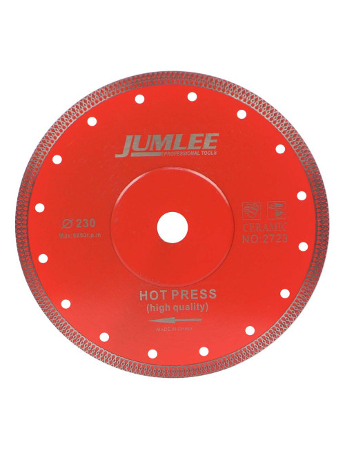 JUMLEE 2723-230 DIAMOND CUTTING DISC TURBO FOR GRANITE 9" x 7 MM