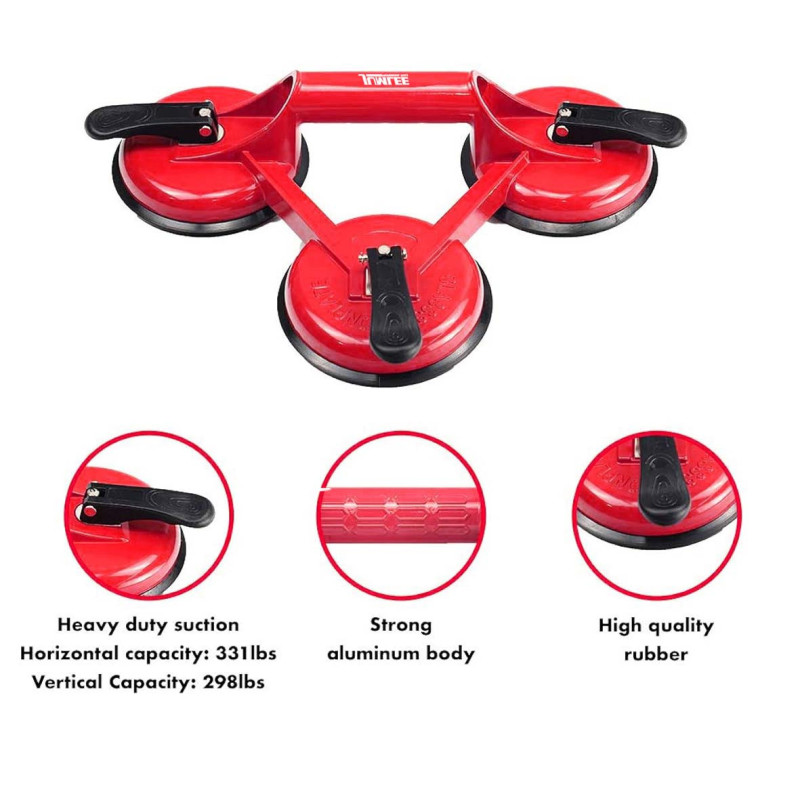 JUMLEE 1824 SUCTION CUP HEAD LIFTER 3 ARAMS