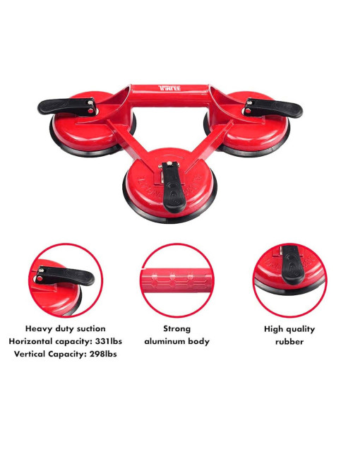 JUMLEE 1824 SUCTION CUP HEAD LIFTER 3 ARAMS