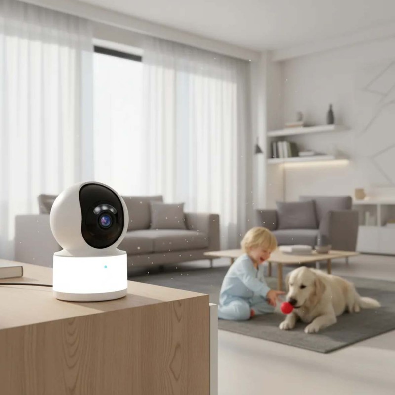GD-CM103 SMART HOME CAMERA WITH MONITORING LIGHTING