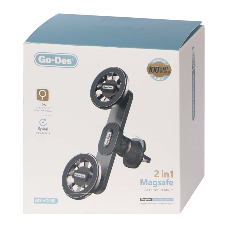GD-HD365 2 IN MAGSAFE AIR OUTLET CAR MOUNT