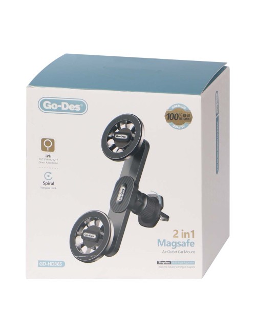 GD-HD365 2 IN MAGSAFE AIR OUTLET CAR MOUNT