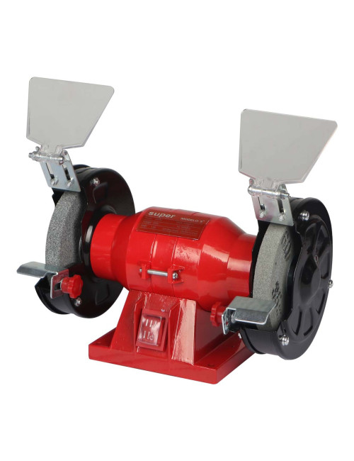SUPER/MD3212F BENCH GRINDER BLUE/RED 1500W 5" H.D.
