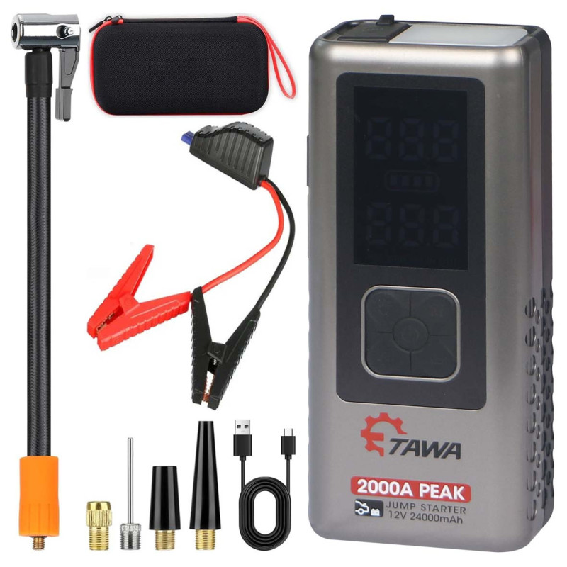 K72 24000mAH اشتراك سيارة مع شاحن