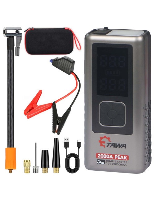 K72 24000mAH اشتراك سيارة مع شاحن