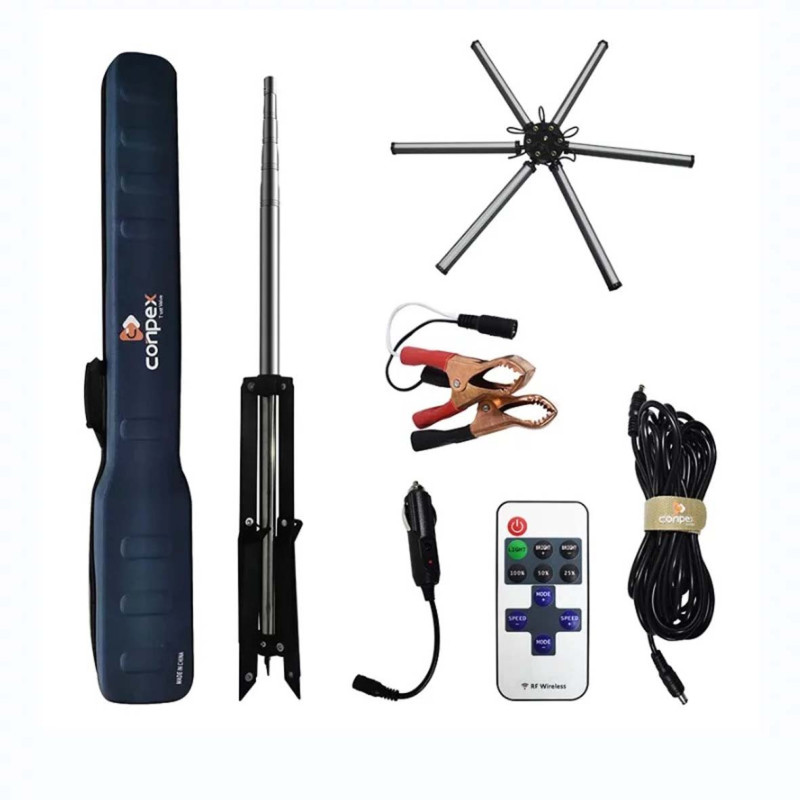 FR-26 COB RF كشاف سنارة مع استاند ريموت طقم CHN