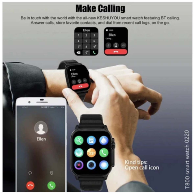 EW-80441 7+1 SMART WATCH ADVENTUREWAITS T800