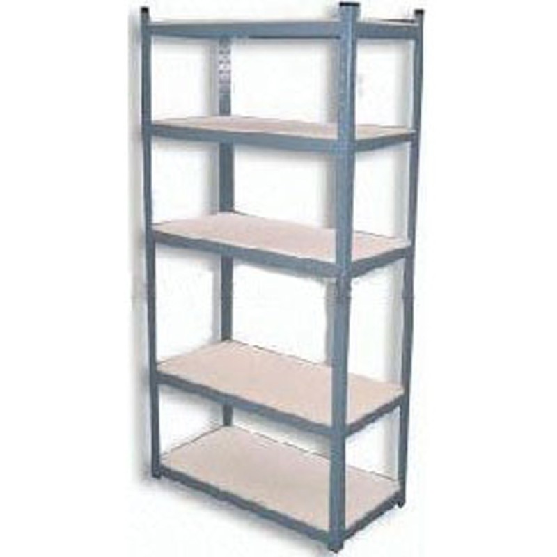 T20A STEEL SHELF 900 x 450 x 1800 MM WITH 5 WOOD SHELF H.D