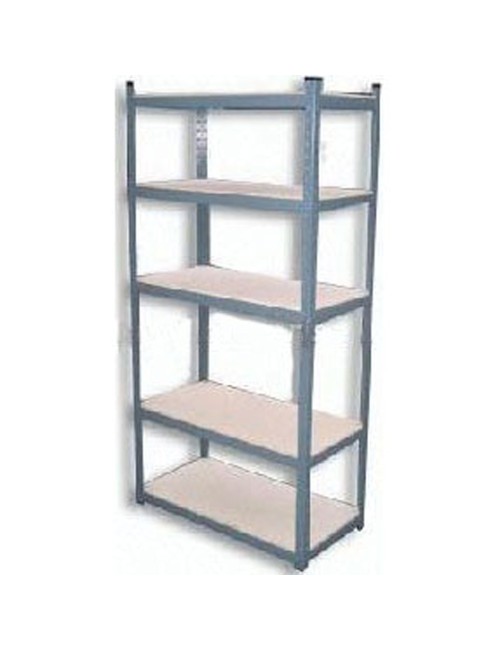 T20A STEEL SHELF 900 x 450 x 1800 MM WITH 5 WOOD SHELF H.D
