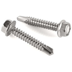 INDENT HEX WASHER SELF DRILLING SCREW SMALL HEAD 3/4" x 6