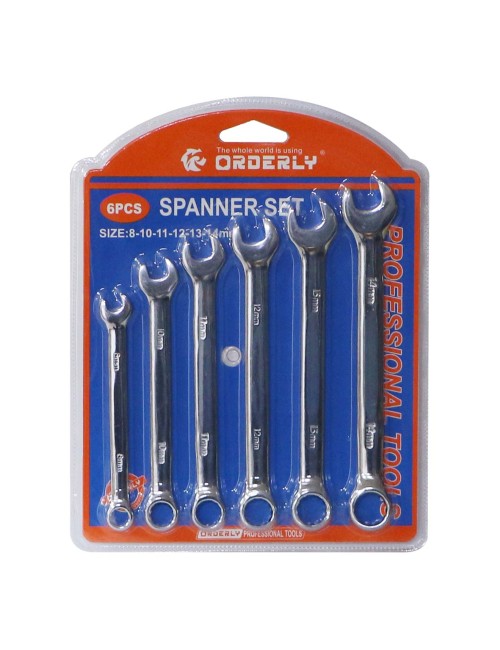 IT-40417 ORDERLYRATCHET SPANNER 8-14MM 6 PCS/SET